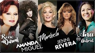 Ana Gabriel Rocío Dúrcal Amanda Miguel Marisela Y Jenni Rivera Exitos Mix ✨ Viejitas amp Bonitas [upl. by Gnouhk909]