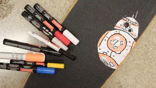 How To Paint Art On Your Grip Tape [upl. by Onairot]