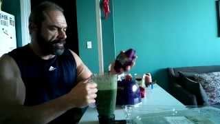 High Protein Banana Spinach and Salad Living Smoothie  Tasty [upl. by Idaf]