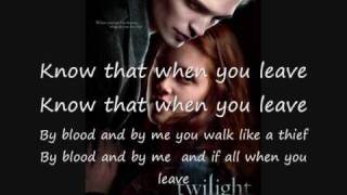 Twilight New Moon Possibility von Lykke Li Lyrics [upl. by Forest501]