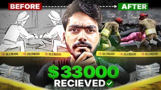 How I got Paid 33000 27 Lakh for a 18min 3D Animated Shortfilm [upl. by Nissy]