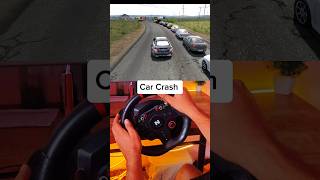 Car Crash euro truck simulator 2 steering wheel gameplay shorts [upl. by Odelia]