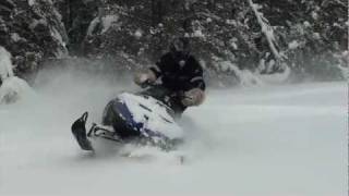 Polaris mod XLT 600 triple sled in some powder [upl. by Inva910]