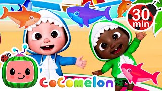 Baby Shark Colors Song  Cody and Friends Sing with CoComelon [upl. by Susana]