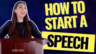 How to Start a Speech The Best and Worst Speech Openers [upl. by Enirahtak383]