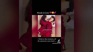 Wooda amp Lena  memories shorts lenadavis wooda lena ex love reaction couple youtubeshorts [upl. by Ninehc]