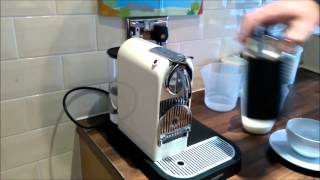 How to Make a Nespresso Cappuccino Coffee [upl. by Notsirk]