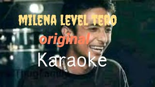 milena level tero karaoke with lyrics original track ANTF gbob vs maila [upl. by Nadaha]