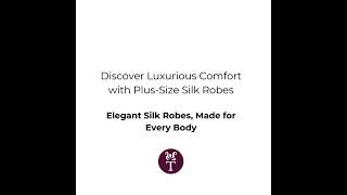 💎Discover Luxurious Comfort with PlusSize Silk Robes [upl. by Winnah]