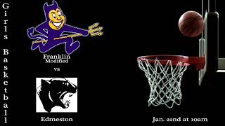 Girls Modified Basketball vs Edmeston January 22 2022 [upl. by Nemzaj]