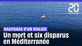 Italie  Un mort et six disparus dans le naufrage d’un voilier balayé par une trombe marine shorts [upl. by Iot]