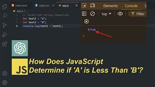 How Does JavaScript Determine if A is Less Than B [upl. by Kcirevam]