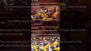 Kennesaw State Football Makes Headlines [upl. by Herzig]