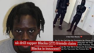 uk drill rapper Blacka ZT friends claim Blacka innocent after Hackney shting [upl. by Ailic650]