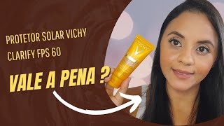 Protetor Solar Vichy Fps 60 Idéal Soleil Clarify com Cor [upl. by Hadihsar242]