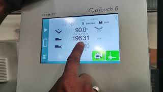 Cybelec cybtouch  step by step Bending Y1Y2 degree correction [upl. by Leiser]