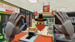 WTF UN VOLEUR ME BRAQUE AVEC UNE BANANE   JOB SIMULATOR 4 [upl. by Zadack]