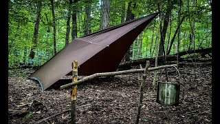 Free Standing Plow Point Shelter [upl. by Theressa]