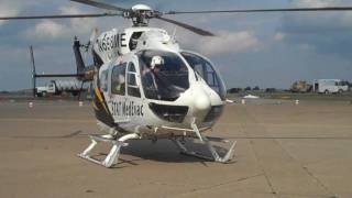 STAT MedEvac EC145 Start UpTake Off From KAGC [upl. by Amo]