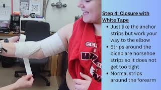 KIN 151 Intro to Taping  Elbow Tape [upl. by Karleen187]