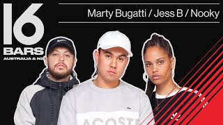 Marty Bugatti Triple One JessB and Nooky Cypher  16 Bars AU amp NZ Episode Two [upl. by Darce]