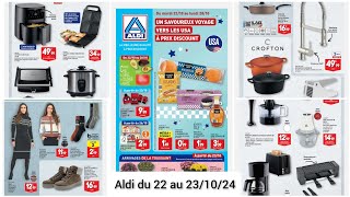 ✅ Nouveau catalogue ALDI du 22 octobre au 28 octobre 2024 [upl. by Kaasi]