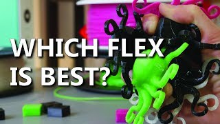 Flexible 3D Printing Filaments Tested  Which Flex is Best [upl. by Baynebridge]