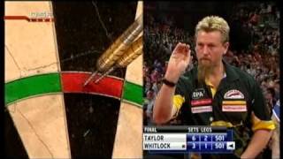 Phil Taylor vs Simon Whitlock  DARTS FINAL  the last Leg amp the Kiss World Championship 2010 [upl. by Nonah586]