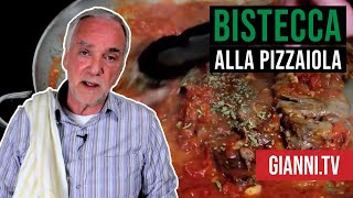 Bistecca alla Pizzaiola Italian Recipe  Giannis North Beach [upl. by Farhsa334]