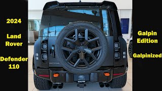 2024 Land Rover Defender 110 Black Beauty Galpinized  4K Walkaround Tour [upl. by Noxin]