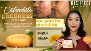 Richfeel anti acne soap 🧼 honest review by Deepaksshi [upl. by Lennod]