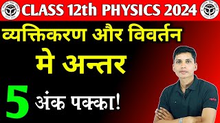 व्यतिकरण और विवर्तन में अंतर स्पष्ट कीजिए  vyatikaran tatha vivartan mein antar spasht kijiye [upl. by Ellenaj169]