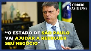 APAGÃO EM SP TARCÍSIO DE FREITAS ANUNCIA CRÉDITO PARA COMERCIANTES AFETADOS [upl. by Rebeca]