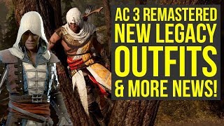 Assassins Creed 3 Remastered Gameplay NEW INFO  New Legacy Outfits amp More News ac3 remastered [upl. by Eelarbed953]