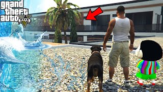 Franklin Shinchan And Pinchan Surprised By New Water Floating Mansion in GTA 5 [upl. by Khalil346]