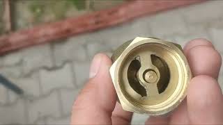 how to repair  replace non return valve  return valve repair  chack valve [upl. by Ybrek7]