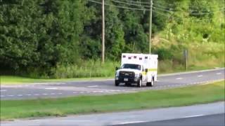 Botetourt County  Medic 122 and Medic 752 Responding [upl. by Yatnohs]