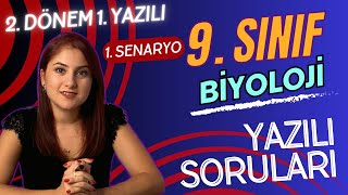 SENARYO 1  9 SINIF BİYOLOJİ 2 DÖNEM 1 YAZILIYA HAZIRLIK  PDF 2023  2024 [upl. by Weissberg91]