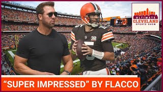 Former Cleveland Browns QB Tim Couch was quotSUPER IMPRESSEDquot by Joe Flacco in his debut [upl. by Ayamat]