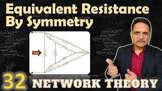 Equivalent Resistance with Symmetry Problems and Solutions 12 [upl. by Milstone252]