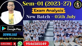 Sem01 Exam Analysis And Review amp Feedback Sem02 Classes Start From 05th July [upl. by Eicam503]