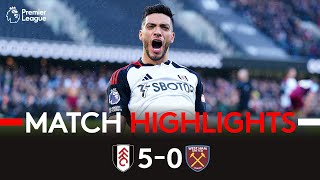 HIGHLIGHTS  Fulham 50 West Ham  A Week To Remember 🤍 [upl. by Philipp]