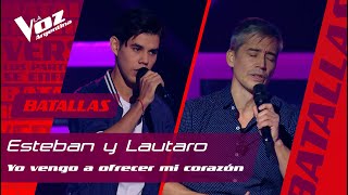 Esteban Salvatore vs Lautaro Cabrera  quotYo vengo a ofrecer mi corazónquot – La Voz [upl. by Yerffej850]