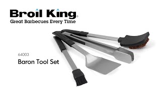 Baron Tool Set  Broil King  Do More With Your Grill [upl. by Fawn]