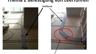 Leitungsverlegung Elektroinstallation [upl. by Aeret]