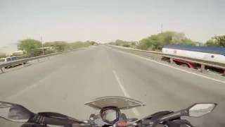 Mumbiker Nikhil accident Close call [upl. by Beitnes179]