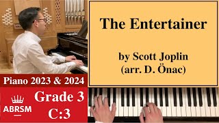 ABRSM Piano 20232024 Grade 3 C3 Joplin The Entertainer arr Önac Piano Tutorial [upl. by Socem]