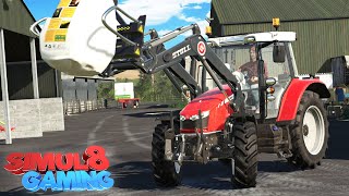 Oakfield Farm  Farming Simulator 19  Ep1 with Wheel Cam [upl. by Lewan]