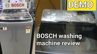 BOSCH Top load washing machine review BOSCH Demo and installation in tamil [upl. by Mouldon]