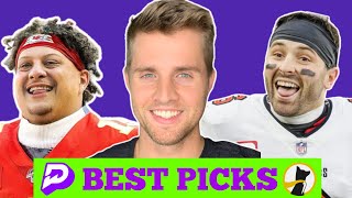 NFL PrizePicks Chiefs Bills Bucs Lions Player Props 12124 [upl. by Arundell]